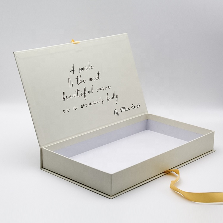 custom printed logo small cheap products with insert white hard magnetic clothes gift set boxes for packiging
